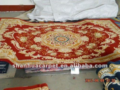 Wool/Silk/Viscose Design Pattern Handmade Carpets Rugs