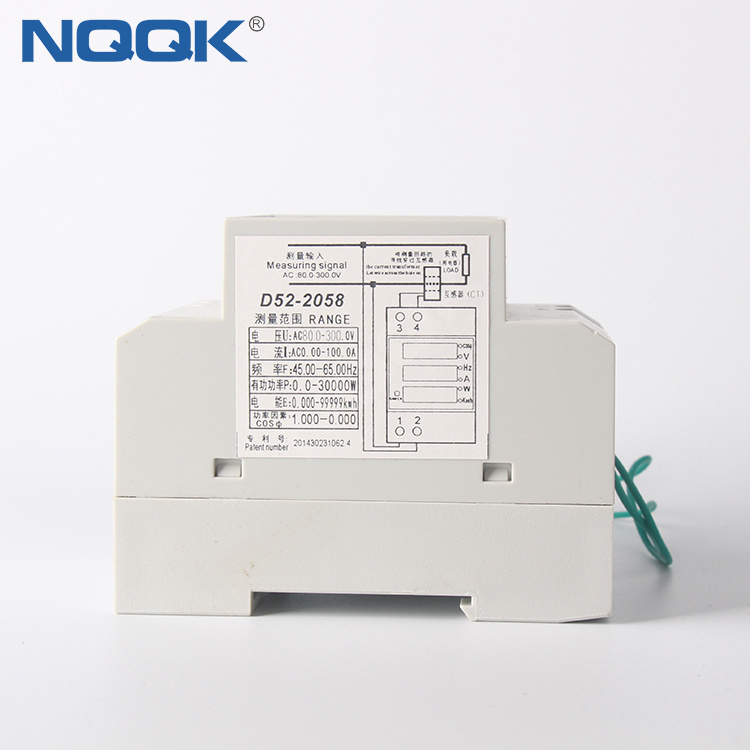 D52-2058 DIN Rail Multi-Function Digital Meter