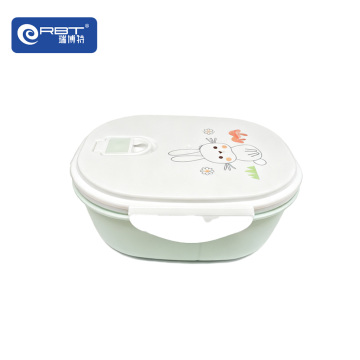 Three grid insulated lunch box food grade