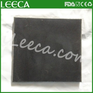 Hot stone grill plate, black steak lava stone plate, steak hot stone