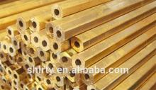 Hexagonal brass pipe/brass tube