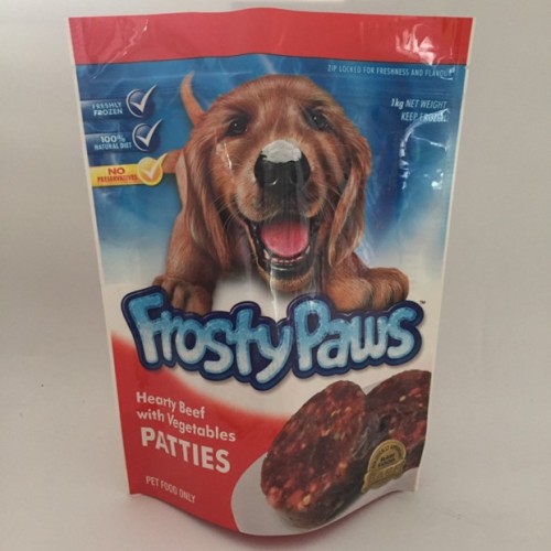 Plactic Stand Up Pouch For Pet Food