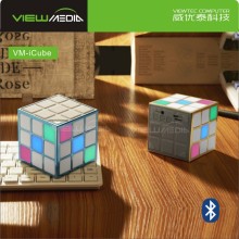 Long range wireless Bluetooth speaker portable mini bass cube speaker