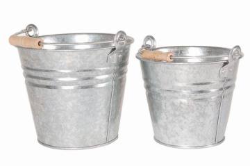 galvanized bucket metal pail