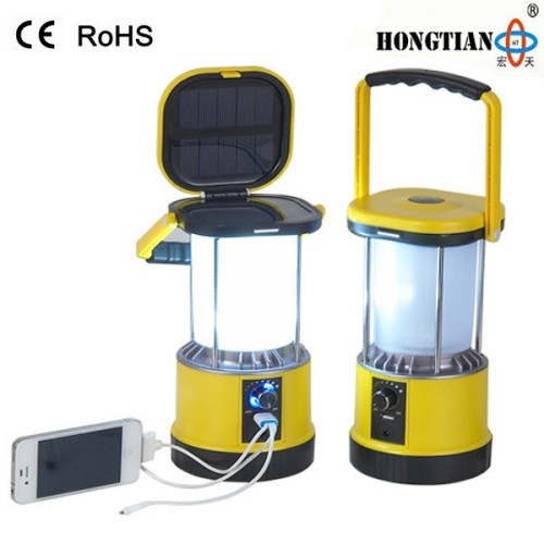 portable 2w solar post light