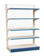 Single Side wire back panel supermarket shelf