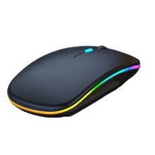 Portable Wireless Ergonomic RGB Backlit Mute Gaming Mouse