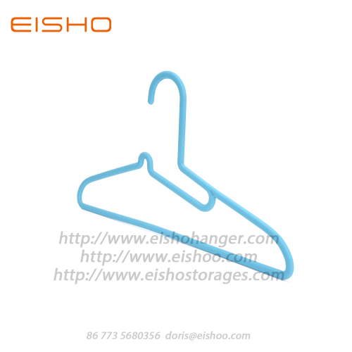 EISHO Heavy Duty Adult Blue Plastic Closet Hangers