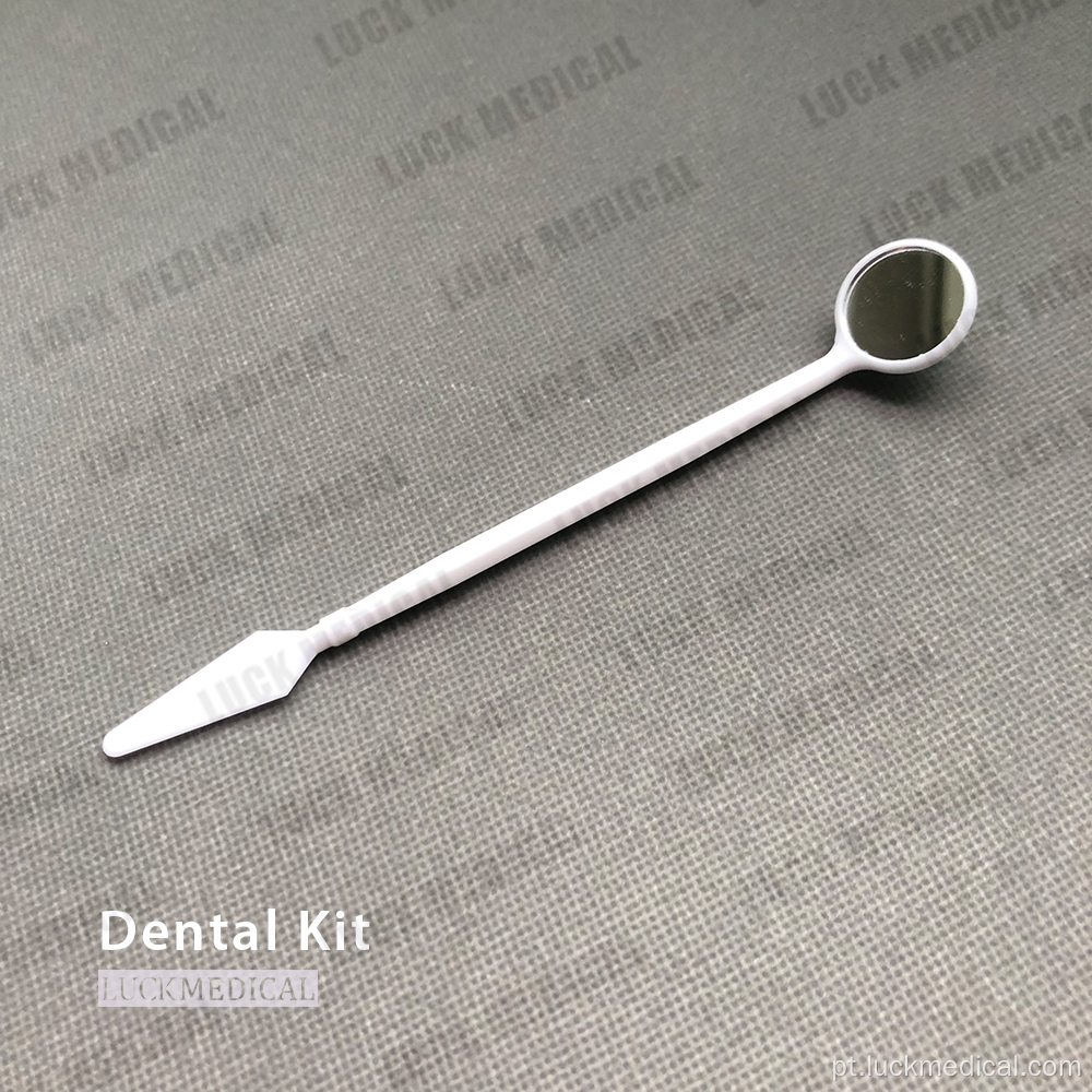 Instrumentos descartáveis ​​do kit dental médico