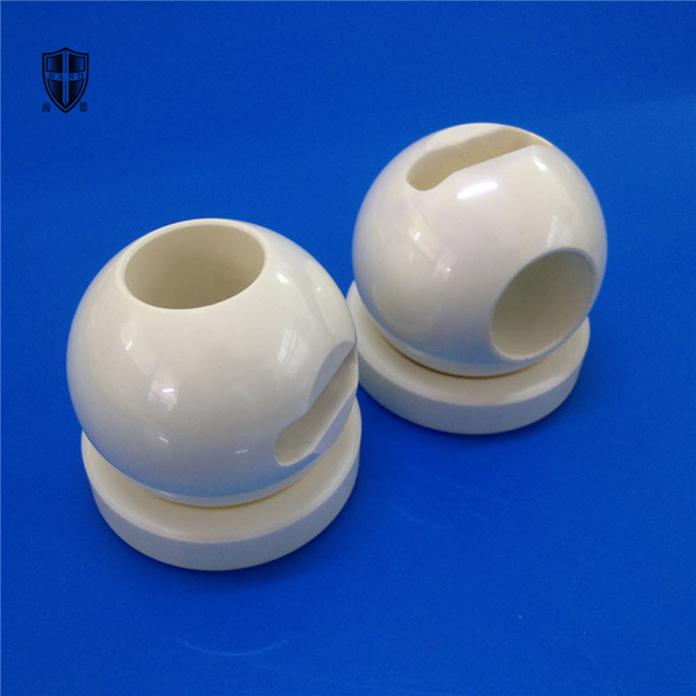 Válvula de cerámica de bola de circonio de presión de fluido.