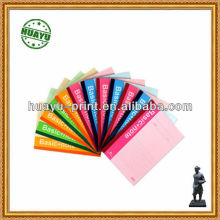 high quality colorful perfect binding note pads printing /customized note pad printing