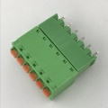 push in botton contact pluggable terminal block