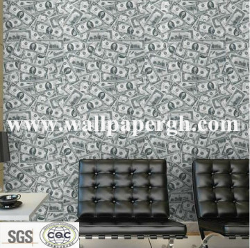 Creative Dollars Background Wall Wallpaper Wallcovering (GHW130729)