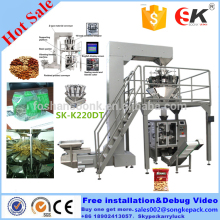 Hazelnuts automatic vertical packing machine,snacks automatic form fill seal machinery