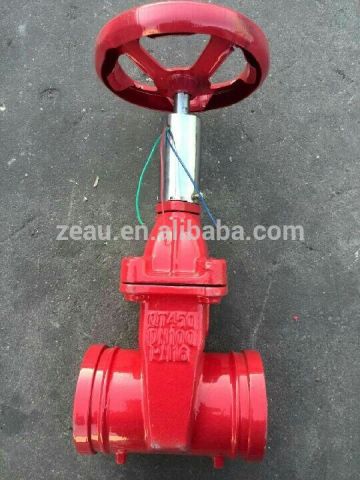 DN100 Grooved gate valve