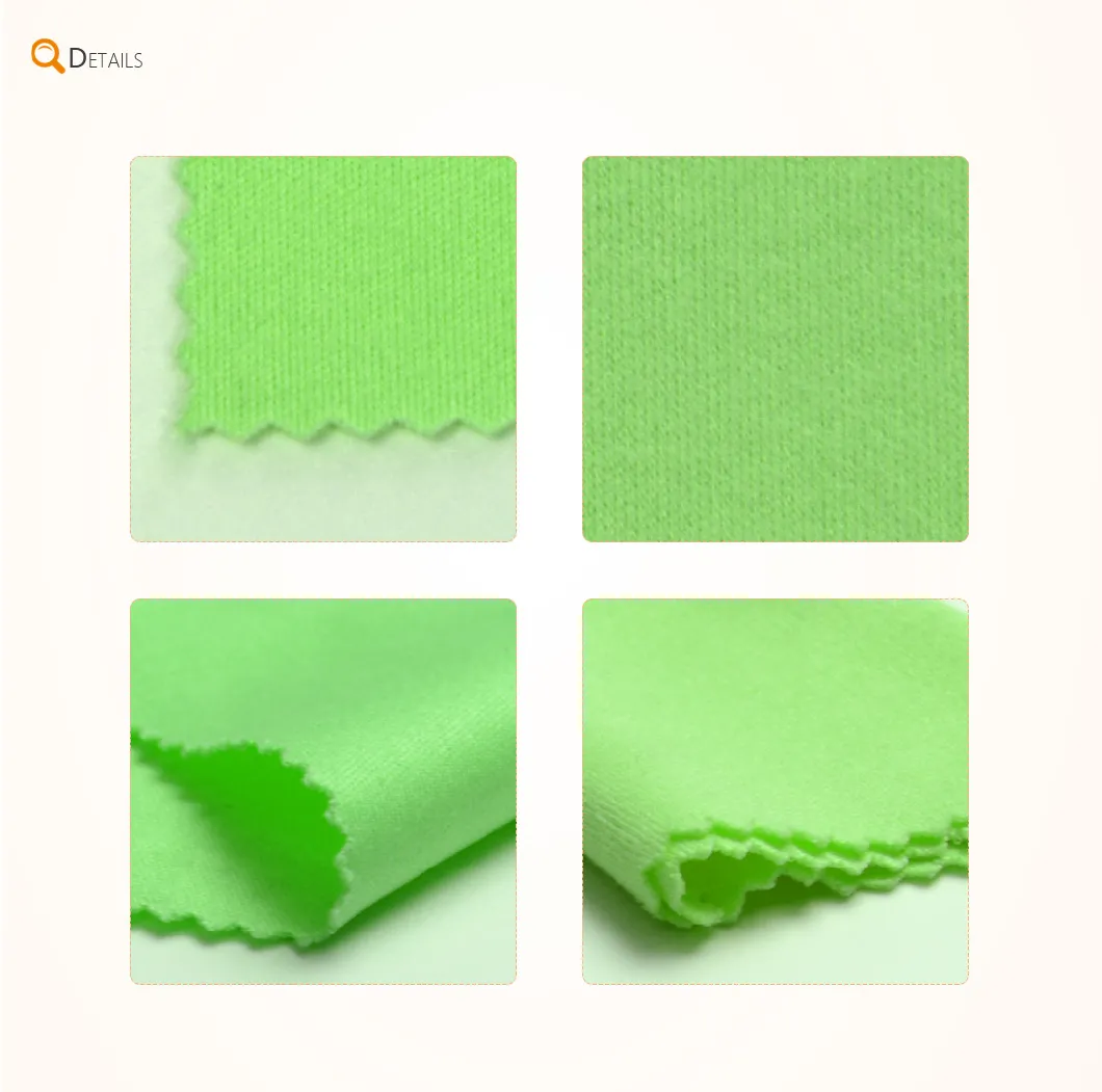 615X18 Microfiber Cleaning Soft Polishing Cloth Eyeglasses Opticl Glasses OEM Cloths Lightgreen