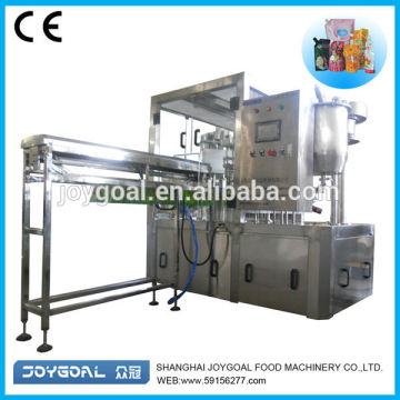 Chili sauce spouted pouch filling machinery for small bussiness
