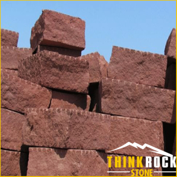 Sandstone Kerbstone- Red Sandstone for Paving