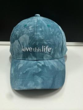 Tie-Dyed Fabric Embroidery Fashion Golf Cap