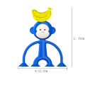 맞춤형 원숭이 팝 실리콘 키 체인 fidget 감각 장난감