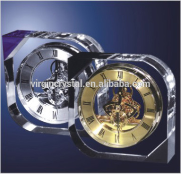 Crystal gifts crystal mechanical small table clock