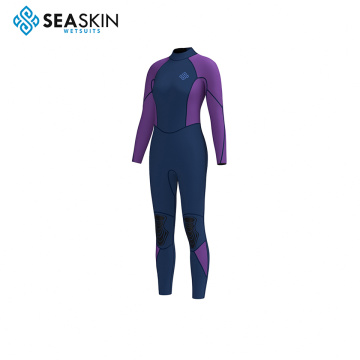 Seaskin 2mm Tüplü dalış Wetsuit Geri fermuar