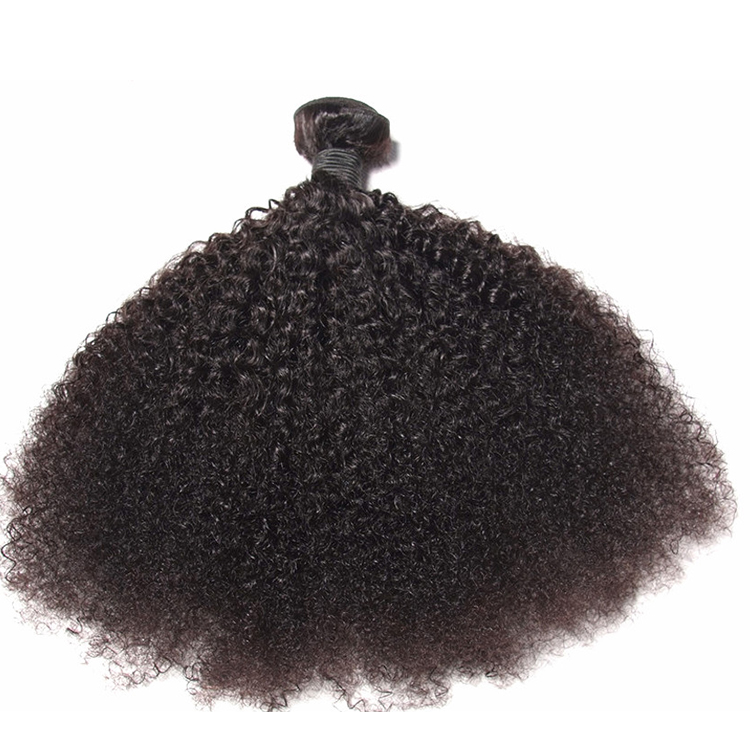 wholesale black hair products hot sale virgin brazilian afro kinky human hair weave