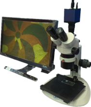 High Contrast Coaxial Illumination Multi Head Microscope 18X-65X