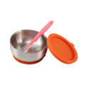 StainlessSteel Baby Bowl with Spoon for Feeding Baby