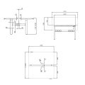 Ketinggian Elektrik Boleh laras Smart Stand Stand Stand