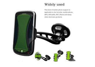 Green Wireless Plastic Phone Holder / Car Phone Mount For I