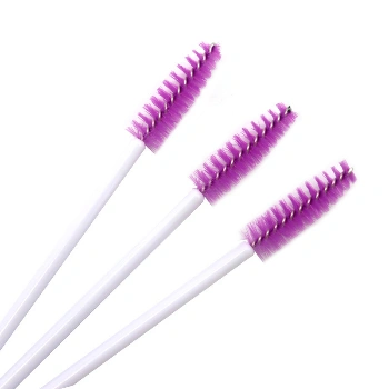 Disposable Color Bristle Black Mascara Wands Eyelashes