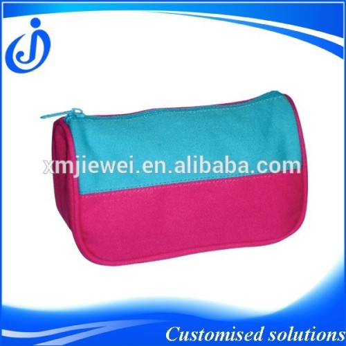 Two Tone Travelling Cotton Canvas Toiletry Bag