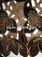 African Velvet Lace Fabric, Handcut Velvet Lace