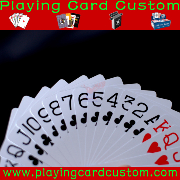 plastic poker cards
