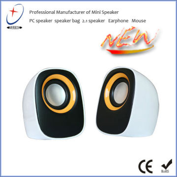 portable bass micro speaker system for computer tablet desktop