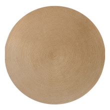 Round hemp jute home floor rug