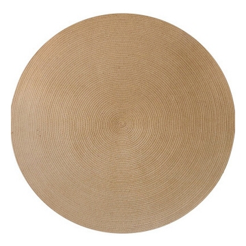 Round hemp jute home floor rug