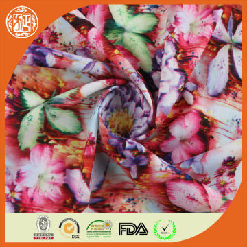 Hotsale cheap digital printing on chiffon fabrics