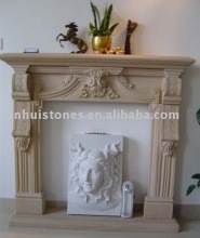 stone fireplace surround