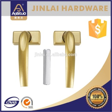popular style zinc alloy window handle lockable, removable handle lock,casement window lock handle