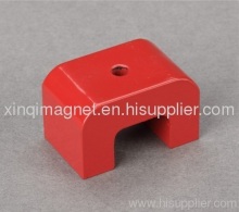 Alnico Horseshoe Magnet Red Paint?