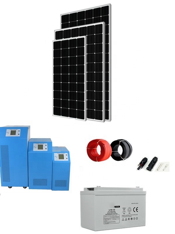 10kw off grid 10000w solar system for home