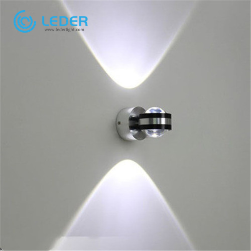 LEDER Circle Aluminum LED Outdoor Wall Light