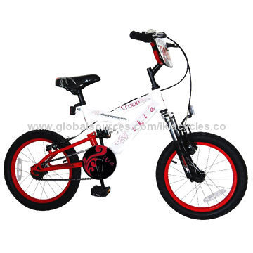 Children's Bicycles, MTB, with Strong Suspension Frame, Red Rim, for More than 2-year Old Children