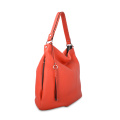 Cognac Leather Large Hobo Bag for Work Travel
