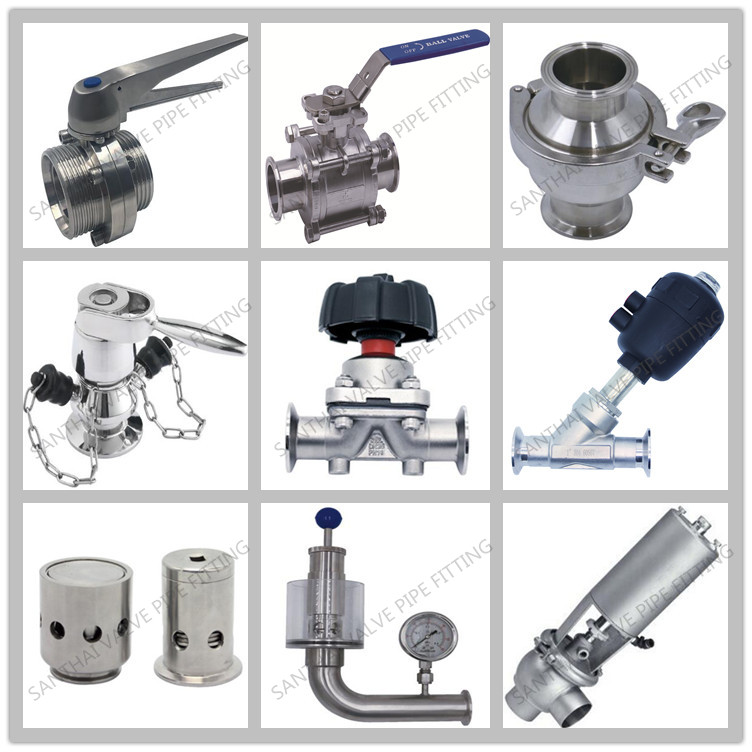 Stainless Steel Sanitary Clamp Manual Sampling Valve