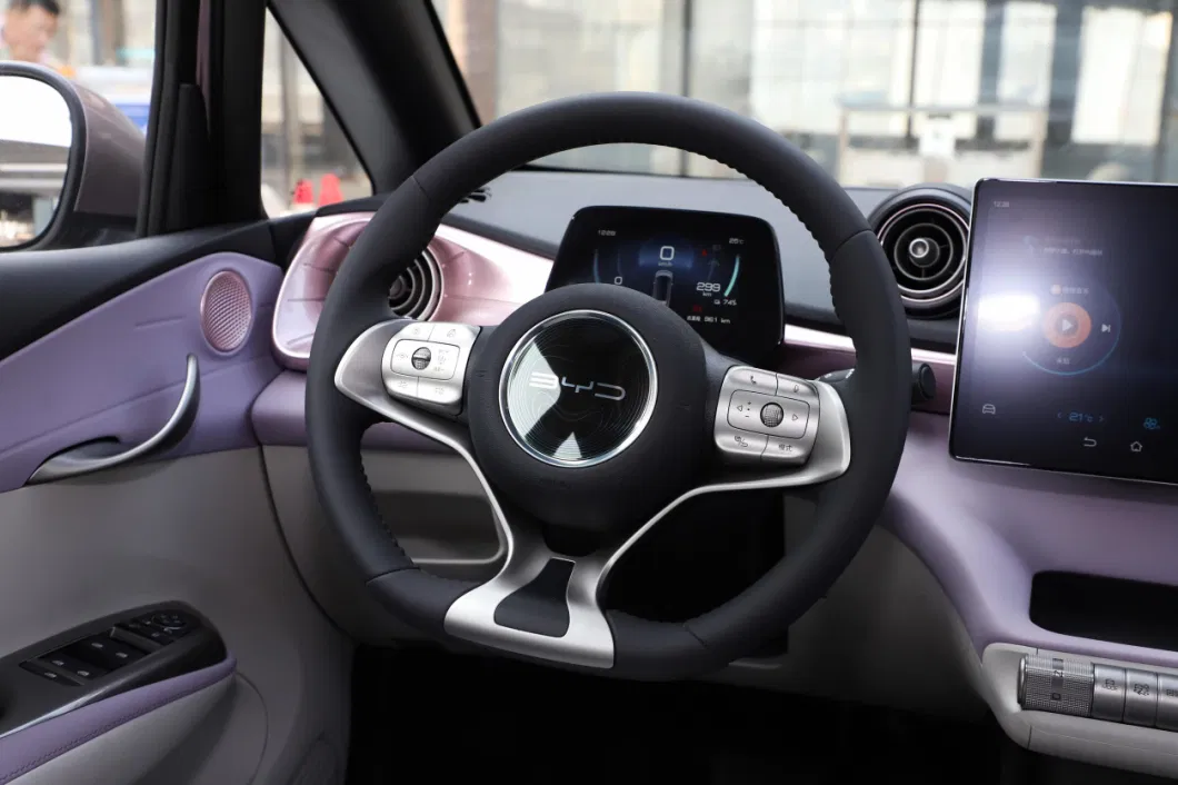Byd Blue Dolphin 405km Dark Blue New Energy Vehicles Electric Sedan Good Performance for Women Lady Commuting in Downtown Car