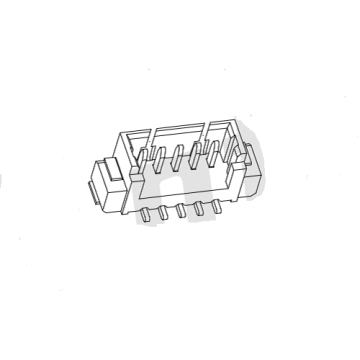 Série de connecteurs de Wafer-SMT Pitch de 1,25 mm 180 ° AW1251V-S-XP