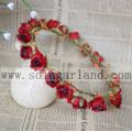 Imitatie Rose Flower Garland bruiloft bloemen hoofdband